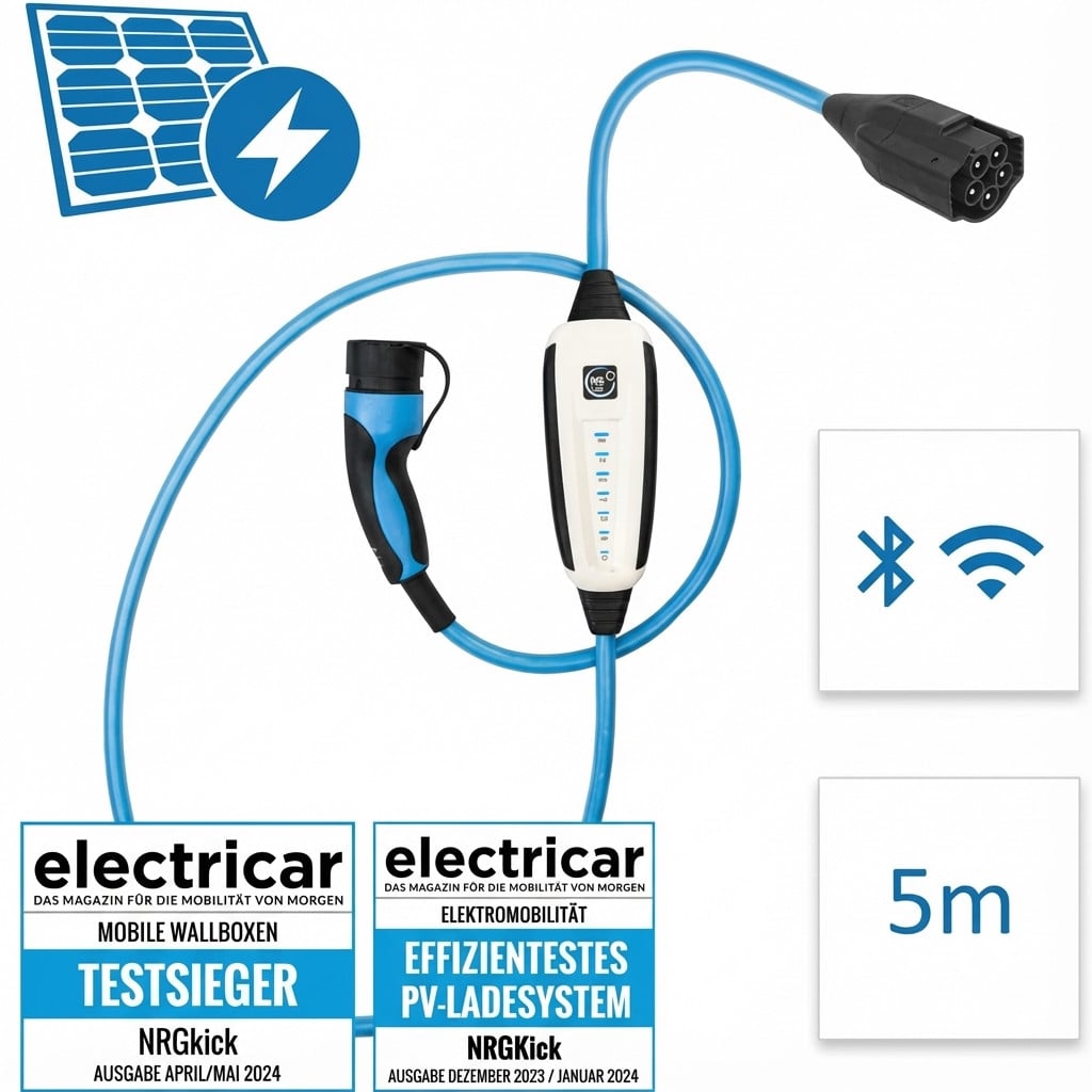 Set NRGKICK 32A 5m Optimal GSM WLAN inkl. Adapter und Tasche