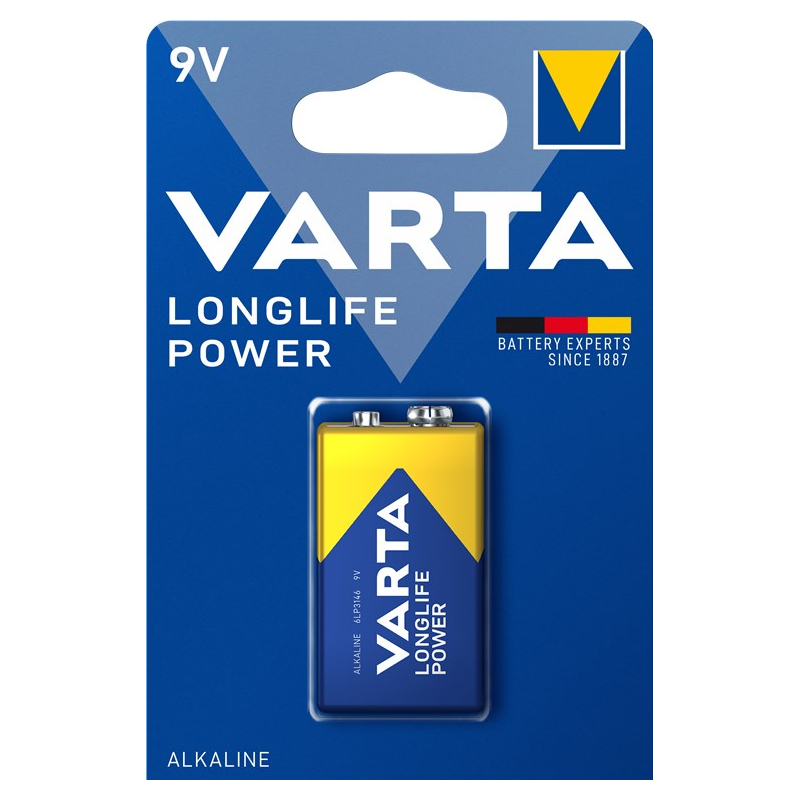 Baterija 9V VARTA Batterie 9V E-Block (6LR61) High Energy - 1-Pack-5