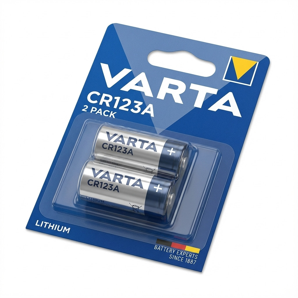 Baterija Photo VARTA CR123A 3V 2-Pack-0