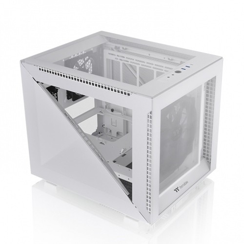 Kućište za računalo THERMALTAKE Divider 200 TG Snow (Micro-ATX, Tempered Glass, bijelo)-4
