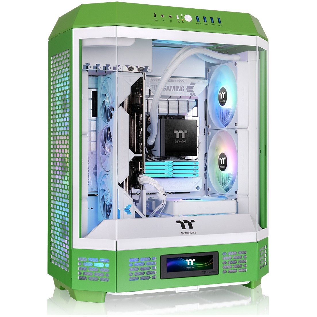 Kućište Thermaltake The Tower 600 Light-year Green-1
