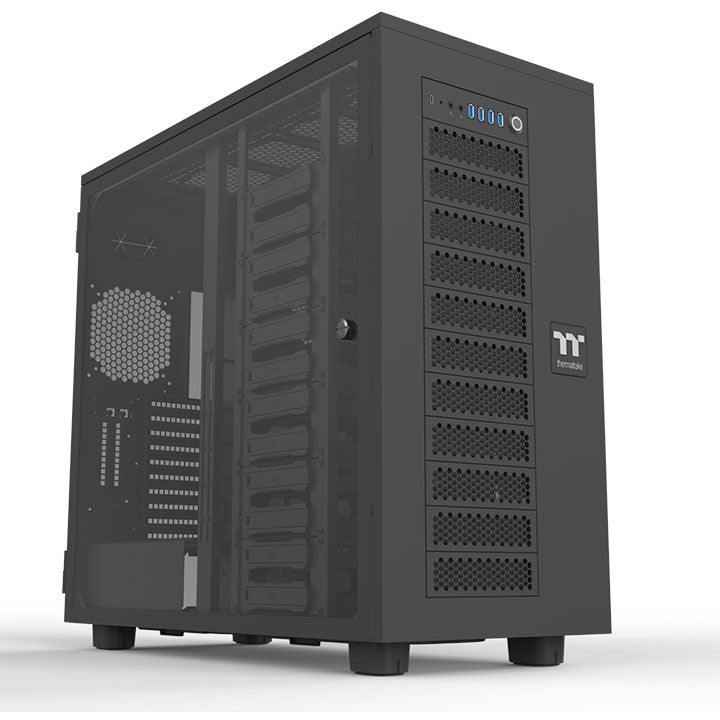 Kućište THERMALTAKE AX700 TG (kaljeno staklo, crna boja)