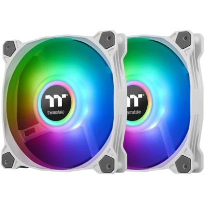 Ventilator za kućište THERMALTAKE Pure Duo 14 ARGB Sync (140mm, 2 komada, bijeli)