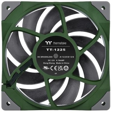 Ventilator za kućište THERMALTAKE TOUGHFAN 12 Radiator Fan (120mm, Racing Green)-1