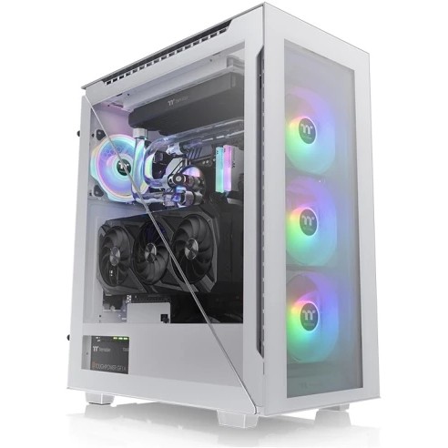 Kućište za računalo THERMALTAKE Divider 500 TG Snow ARGB (Mid Tower, ATX, Tempered Glass, bijelo)