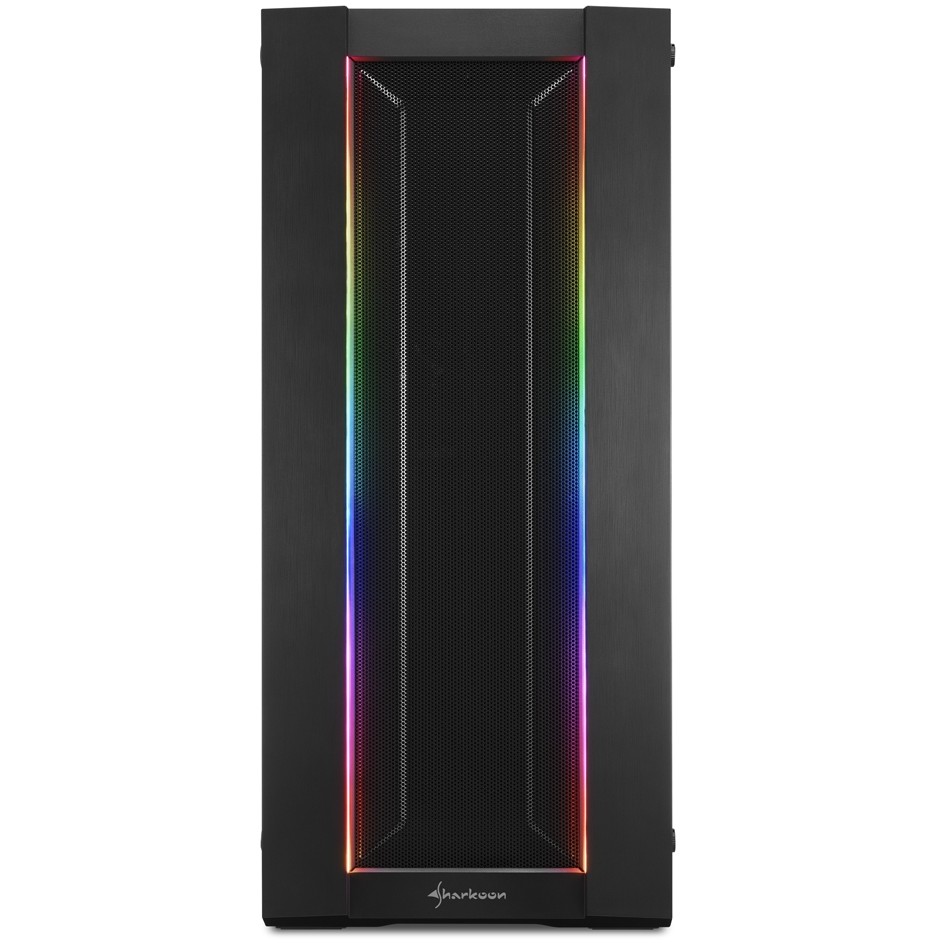 Kućište SHARKOON Elite Shark CA200M ATX/E-ATX 1xGlas Black-1