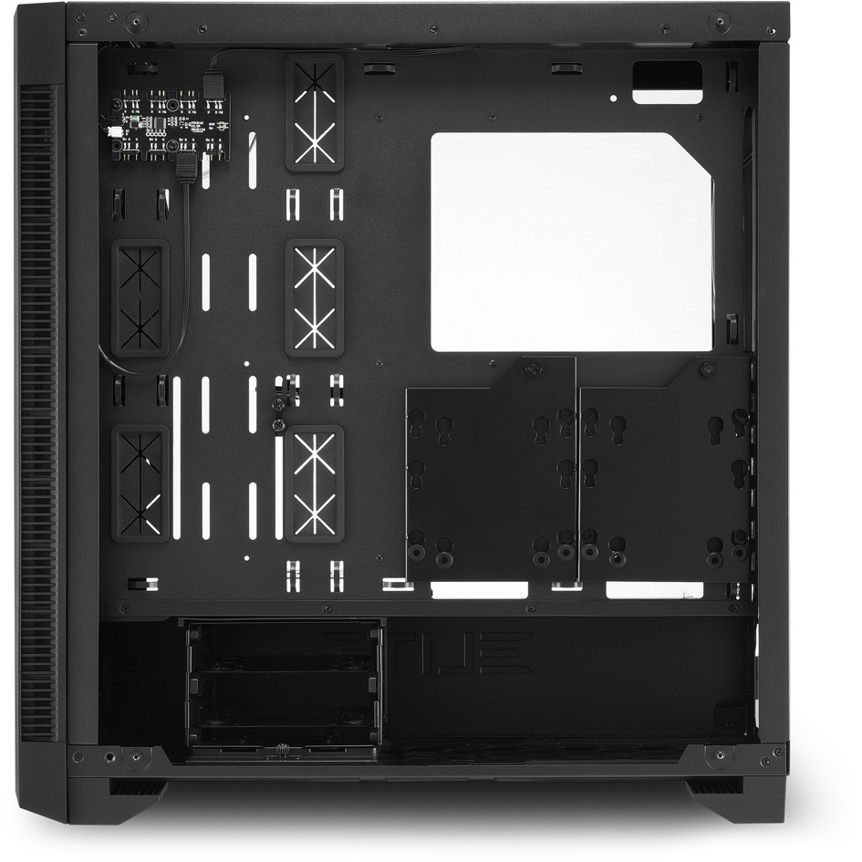 Kućište SHARKOON Elite Shark CA200M ATX/E-ATX 1xGlas Black-5