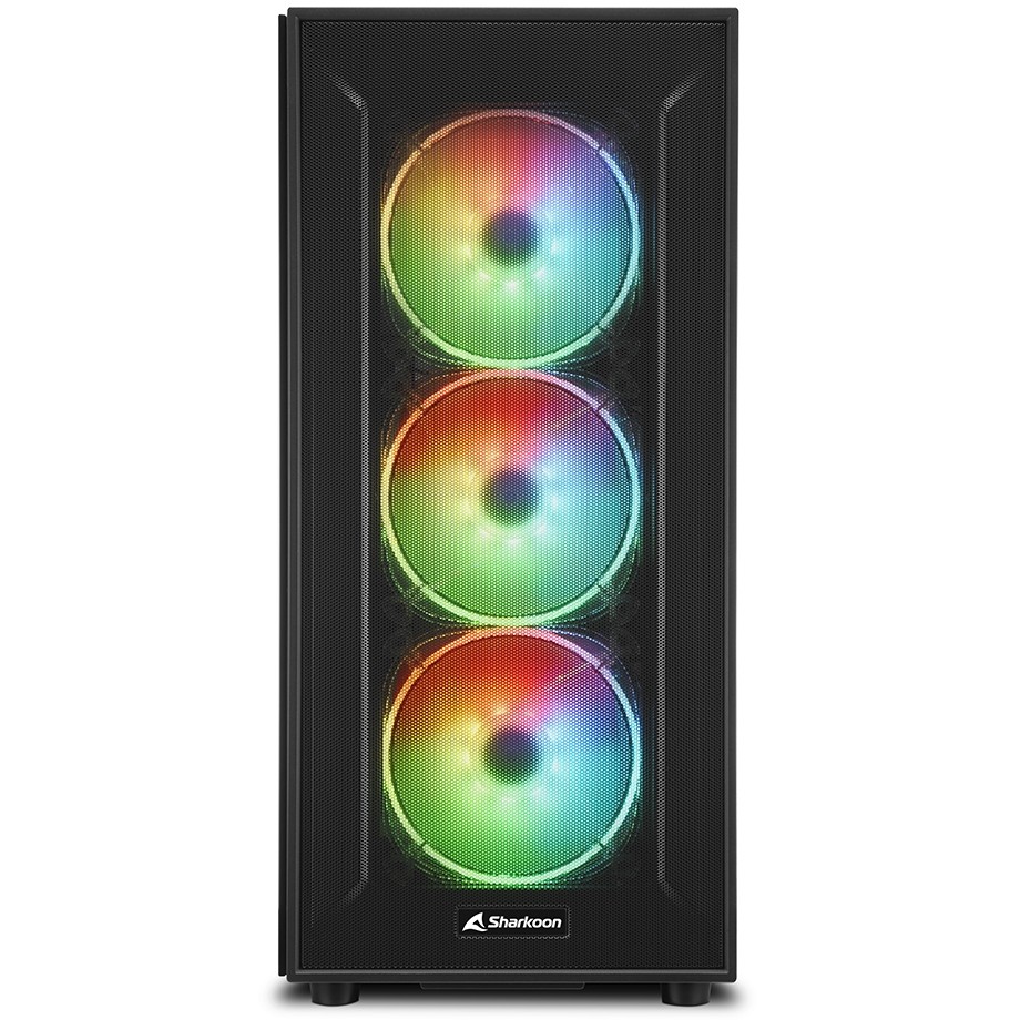 Kućište Sharkoon TG6M RGB ATX 1xGlas Black-1