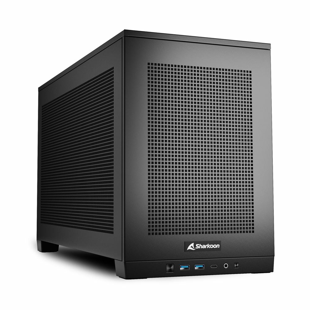 Kućište SHARKOON Rebel C20 RGB ITX 1xMetall Black-0