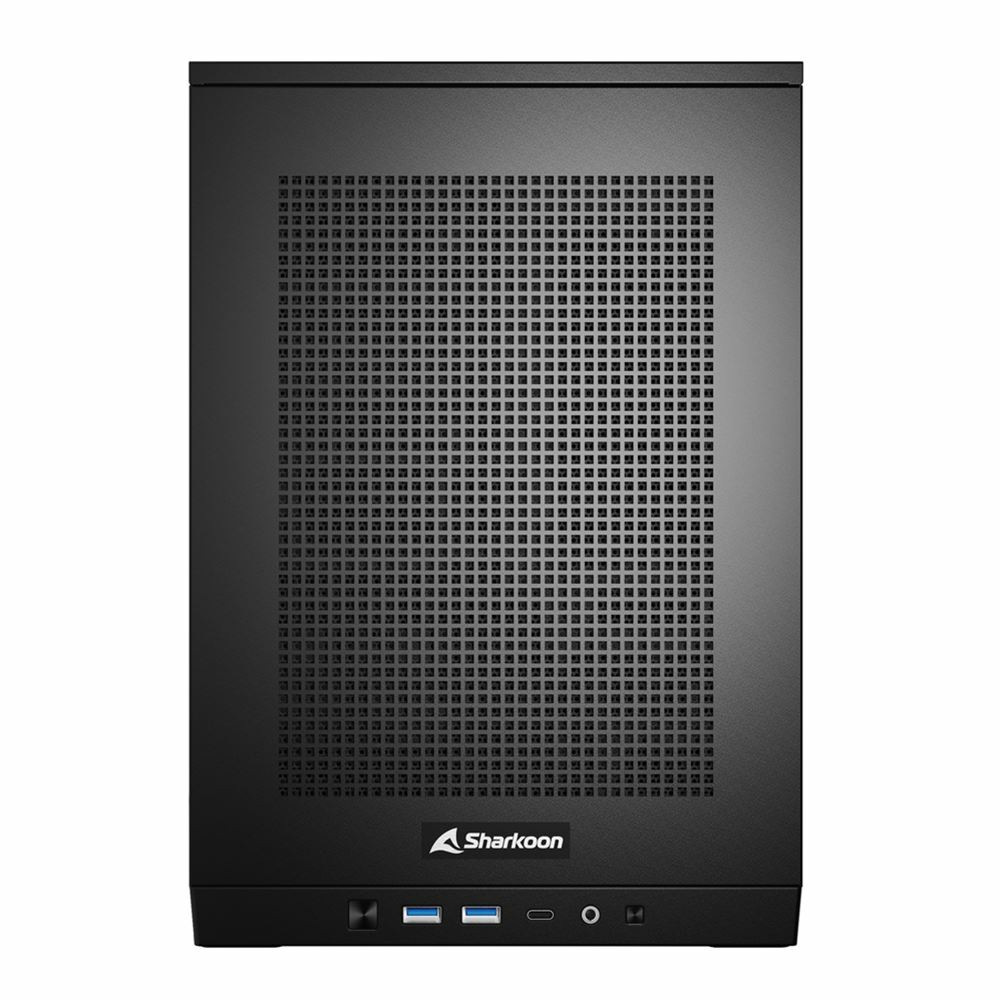 Kućište SHARKOON Rebel C20 RGB ITX 1xMetall Black-1