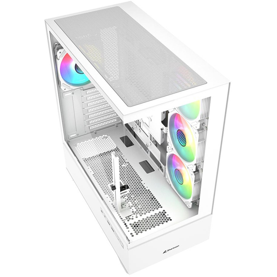 Kućište SHARKOON AK6 RGB ATX 1xGlas White-2