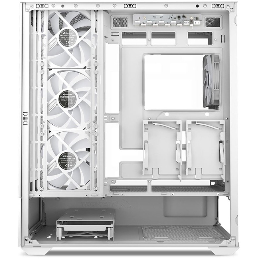 Kućište SHARKOON AK6 RGB ATX 1xGlas White-6