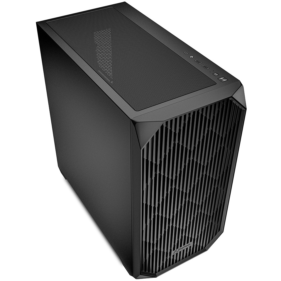 Kućište SHARKOON MK3 Micro-ATX (micro-atx, crna)-2