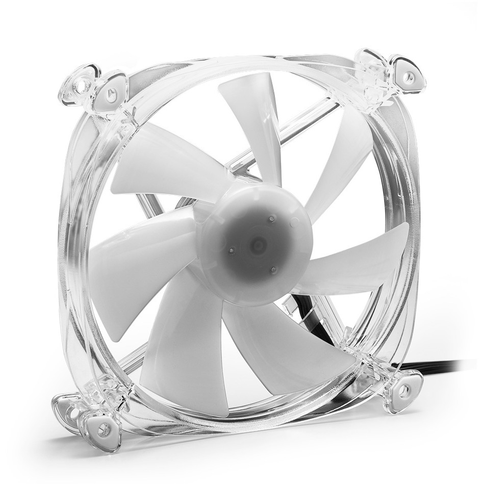 Ventilator 120mm SHARKOON SHARK Disc RGB Fan (transparent, 120 mm)-2