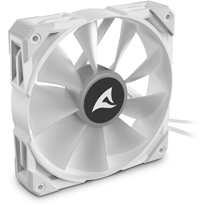 Ventilator 120mm SHARKOON Rebel F50 PWM White-1