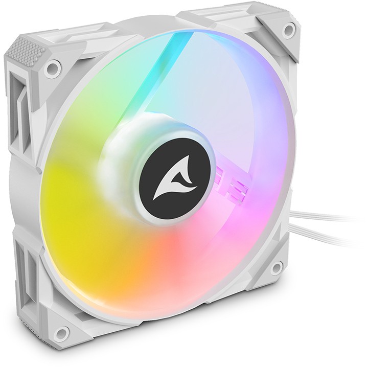 Ventilator 120mm SHARKOON Rebel F50 PWM White-3