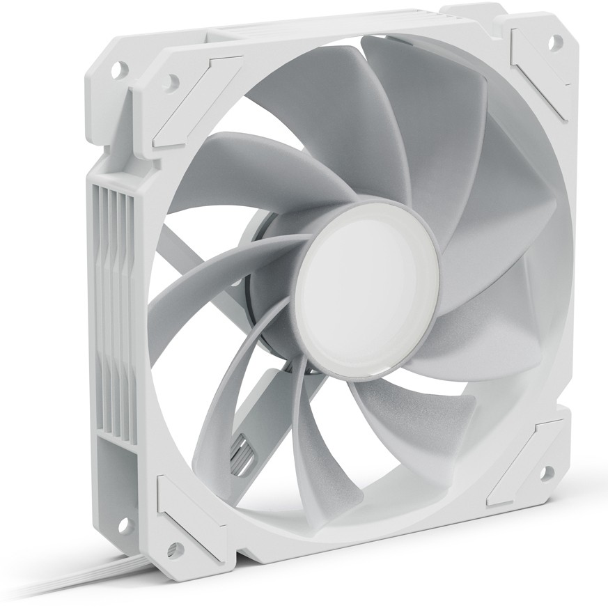 Ventilator 120mm SHARKOON SHARK Mirror RGB PWM REVERSE White-1