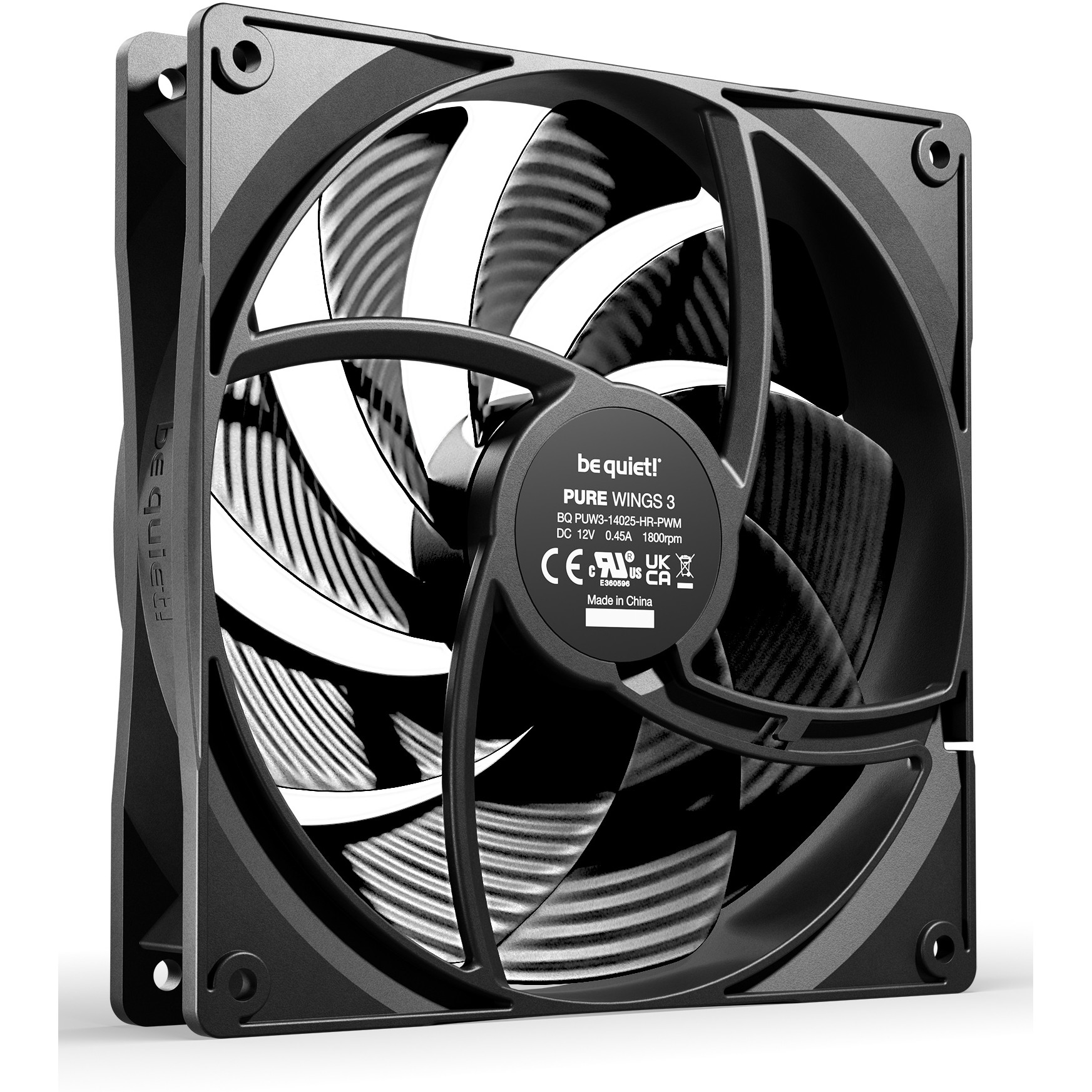 Ventilator za kućište BE QUIET! Pure Wings 3 140mm PWM high-speed (3-pack)-1