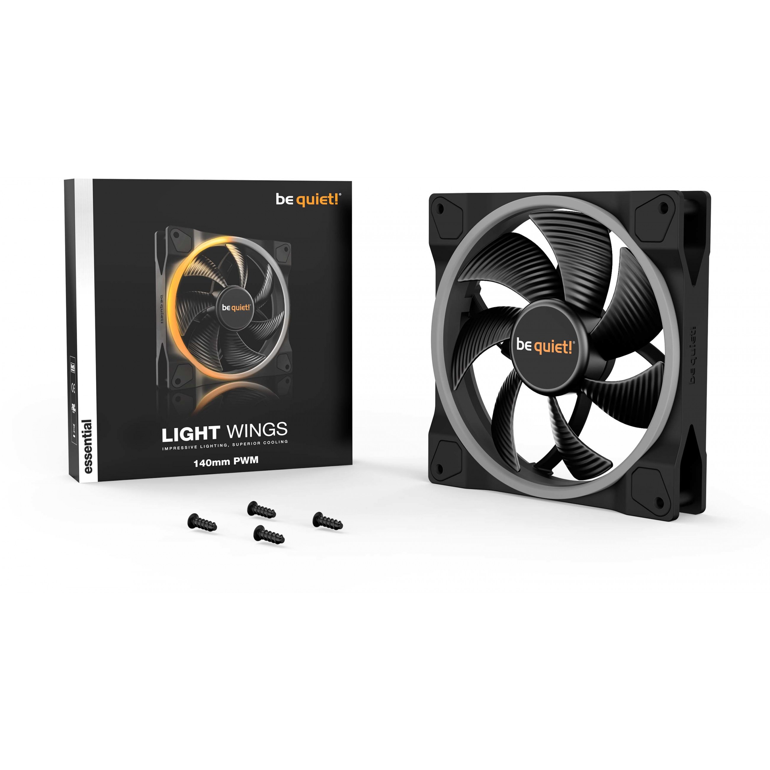 Ventilator BE QUIET! LIGHT WINGS 140mm PWM ARGB-4