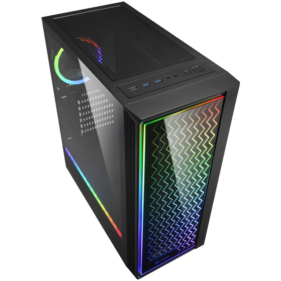 Kućište SHARKOON Midi Sharkoon RGB LIT 200-3