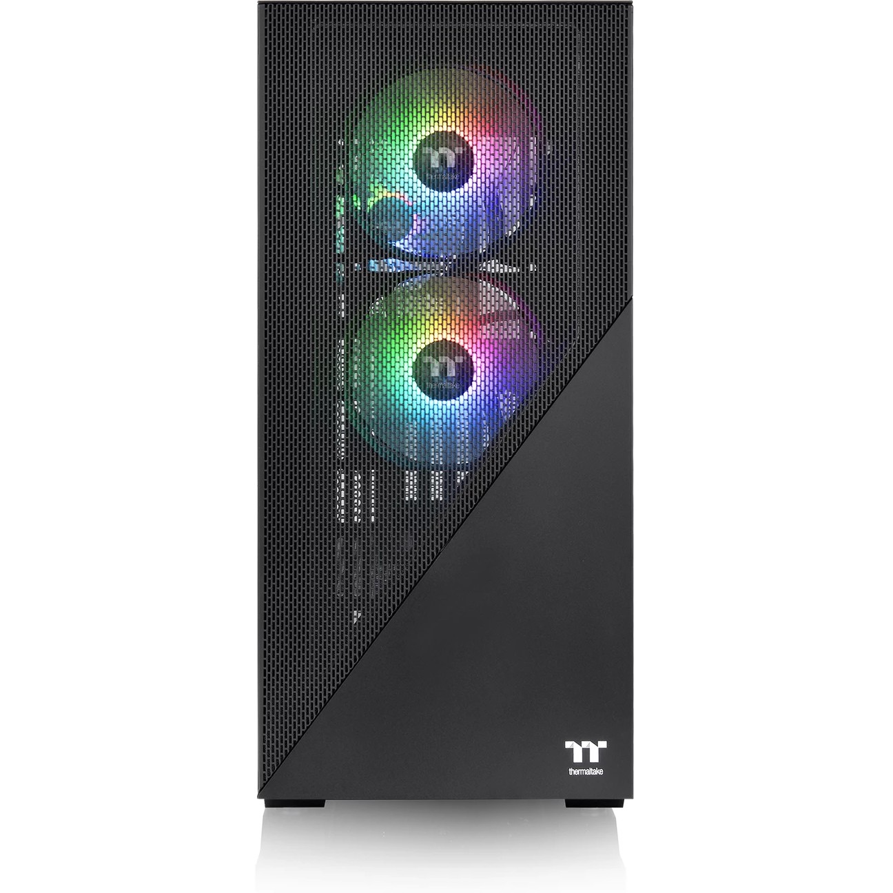Kućište THERMALTAKE Divider 370 TG ARGB Black (Midi Tower, kaljeno staklo)