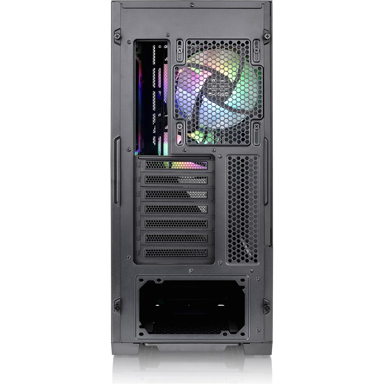 Kućište THERMALTAKE Divider 370 TG ARGB Black (Midi Tower, kaljeno staklo)-3