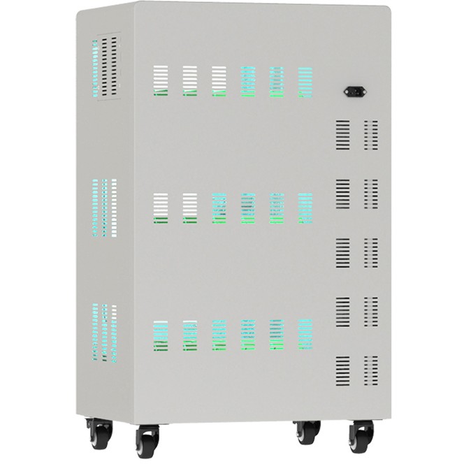 Ormar za punjenje tableta GOODCONNECTIONS ANTARES PRO T30C (do 11", 30x USB-C 30W PD3.0, UVC dezinfekcija, sivi)-2