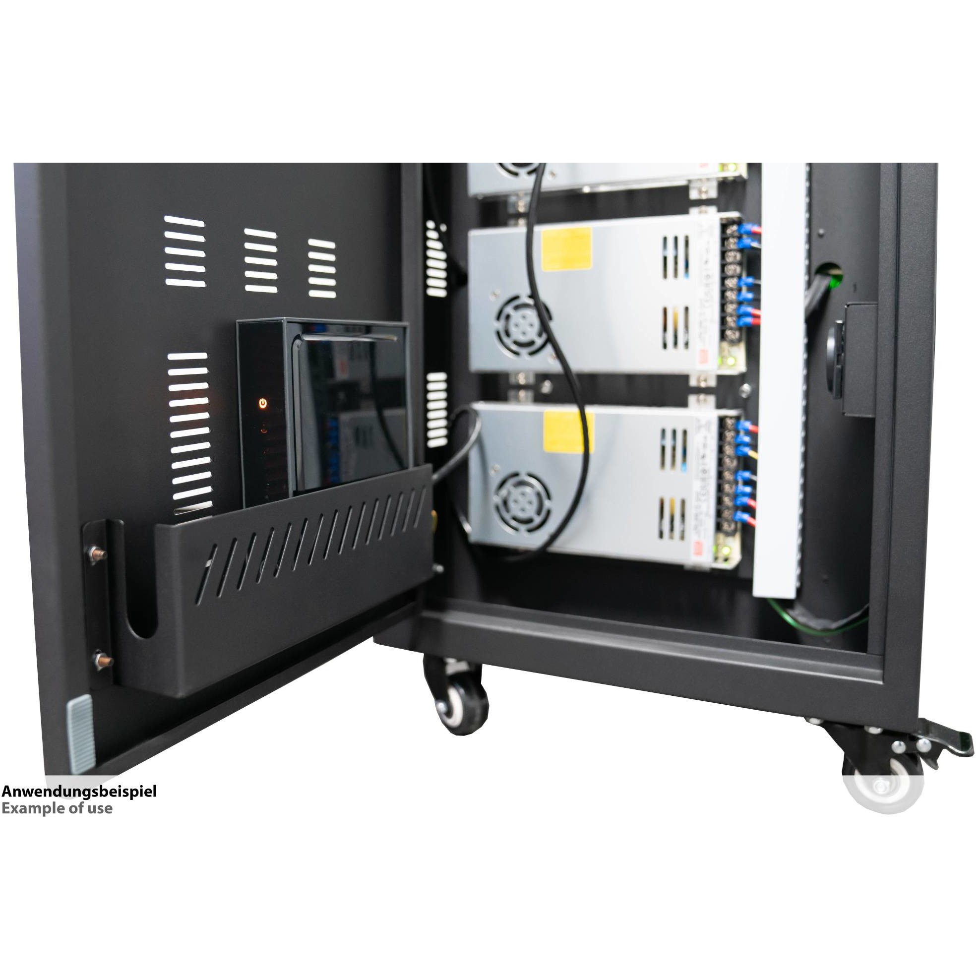 Ormar za punjenje tableta GOODCONNECTIONS ANTARES PRO T30C (do 11", 30x USB-C 30W PD3.0, UVC dezinfekcija, sivi)-6