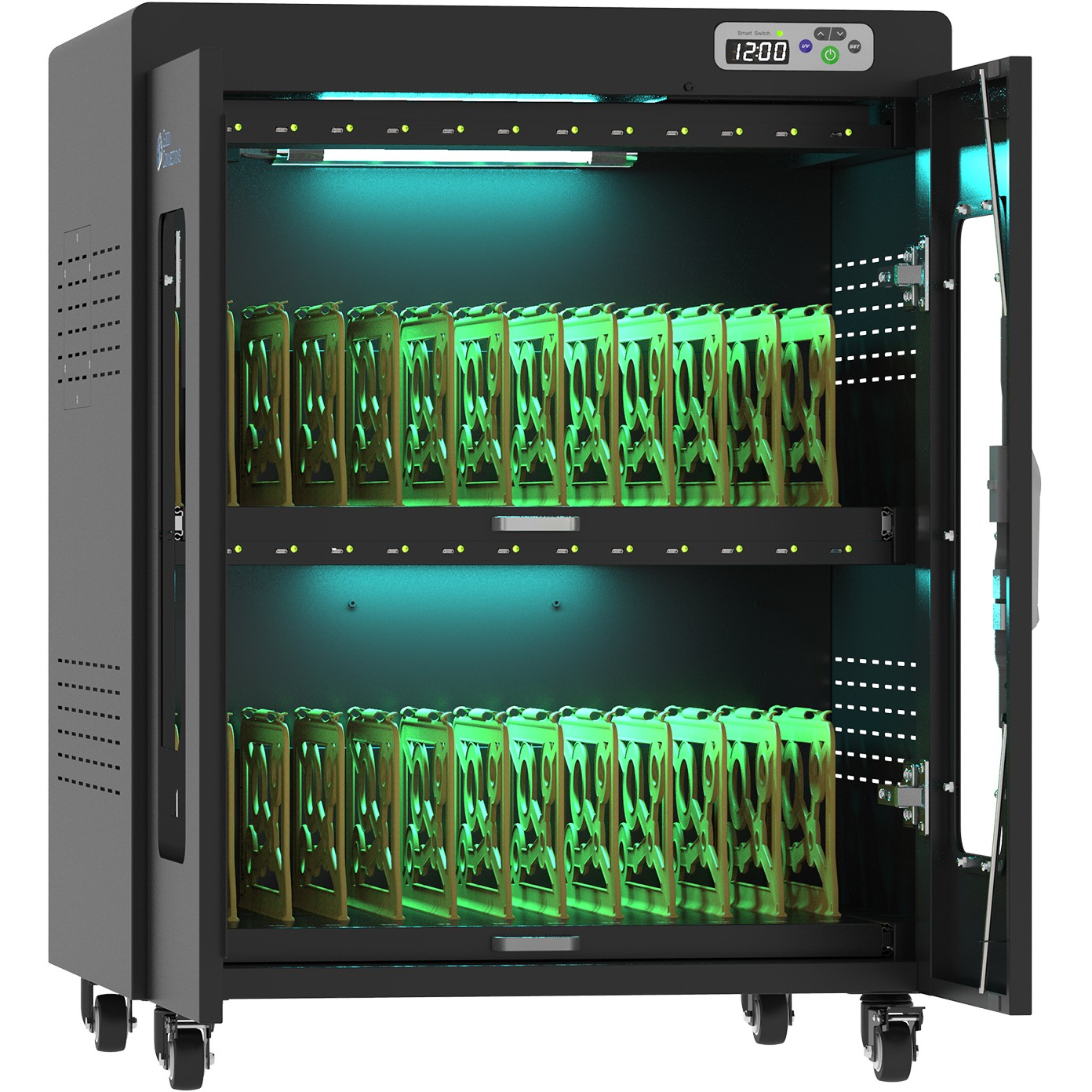 Ormar za punjenje GOODCONNECTIONS ANTARES PRO N24C (za 24x 15.6" prijenosnika, 65W USB-C, UVC)-1