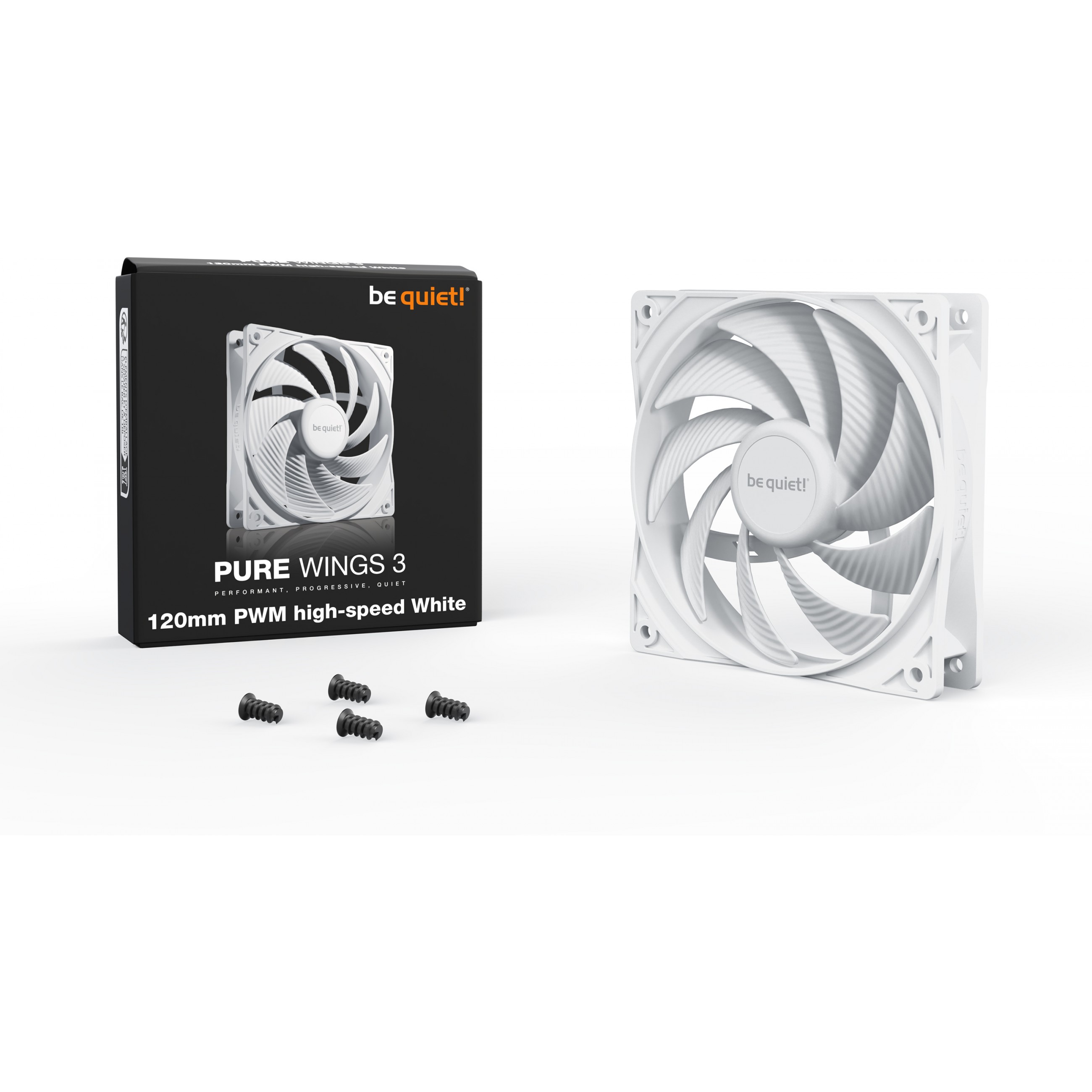 Ventilator BE QUIET! Pure Wings 3 PWM high-speed white 120mm-2