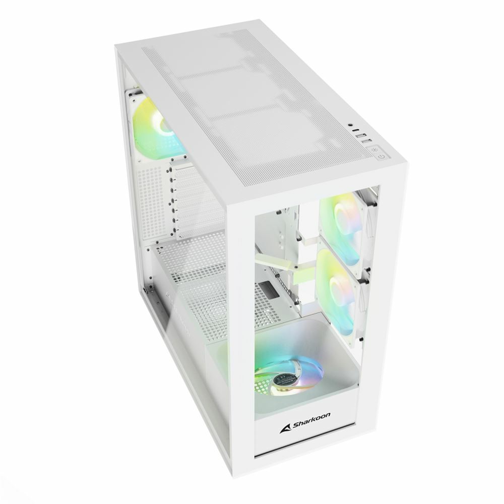 Kućište SHARKOON Rebel C60 RGB White-2