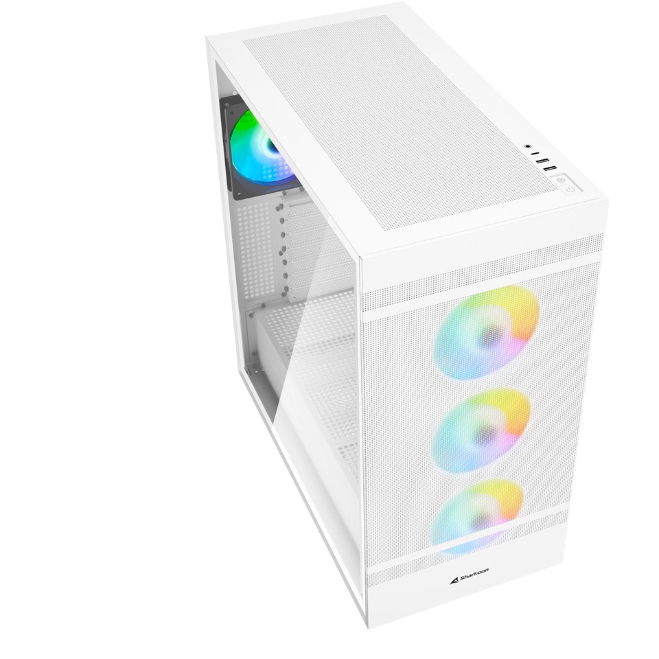 Kućište SHARKOON Rebel C50 RGB White-2