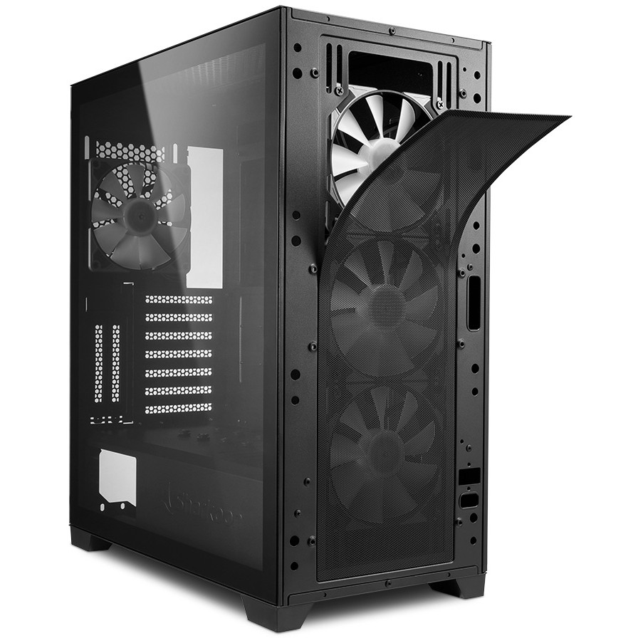 Kućište SHARKOON Midi TG7M RGB Black-2
