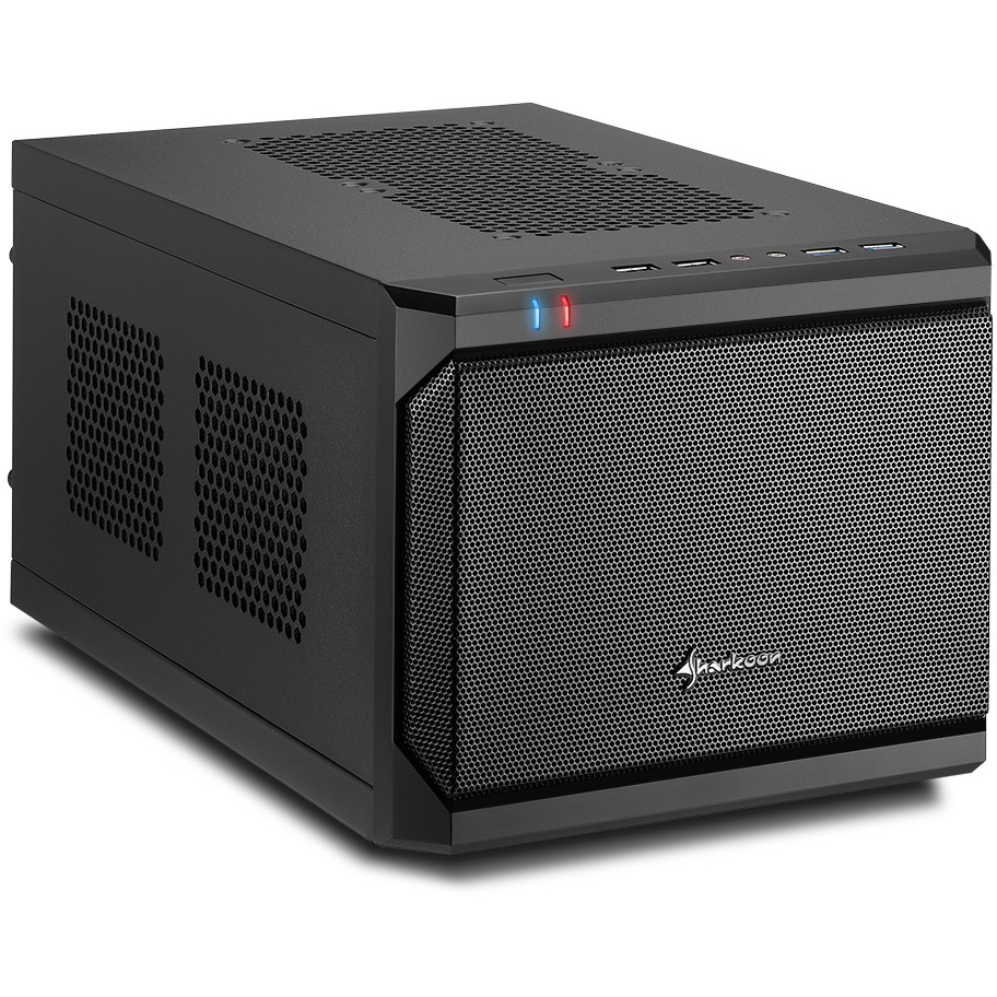 Kućište SHARKOON QB One crna - Midi/Minitower ITX, Mini-ITX 3,5 "-1
