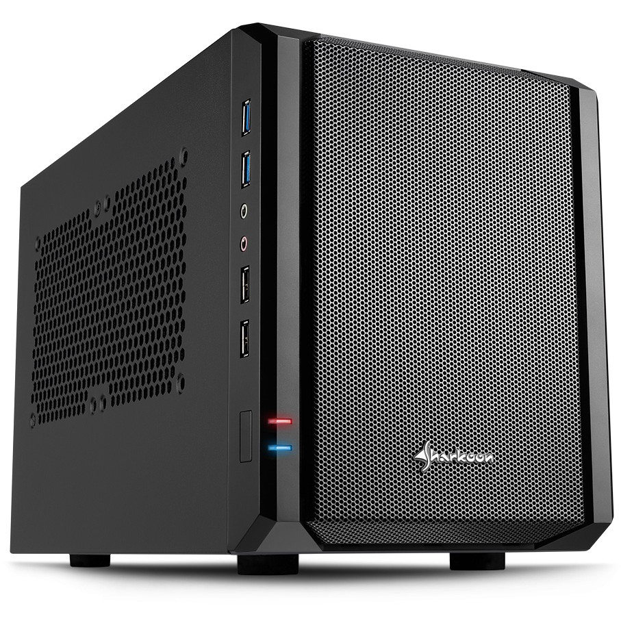 Kućište SHARKOON QB One crna - Midi/Minitower ITX, Mini-ITX 3,5 "-2