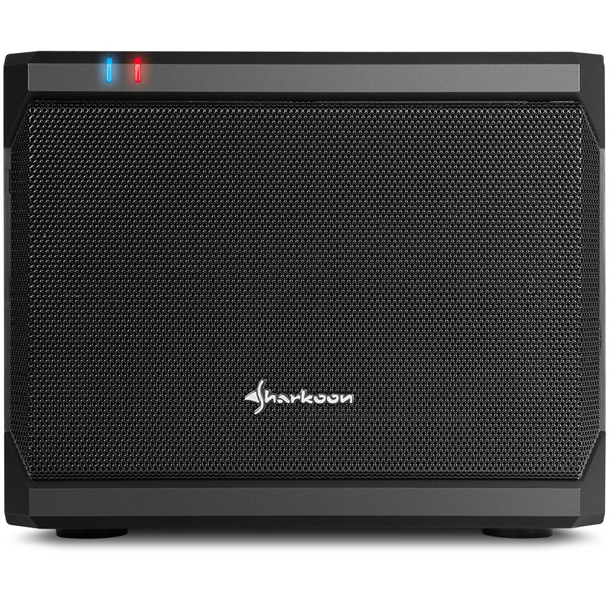 Kućište SHARKOON QB One crna - Midi/Minitower ITX, Mini-ITX 3,5 "-3