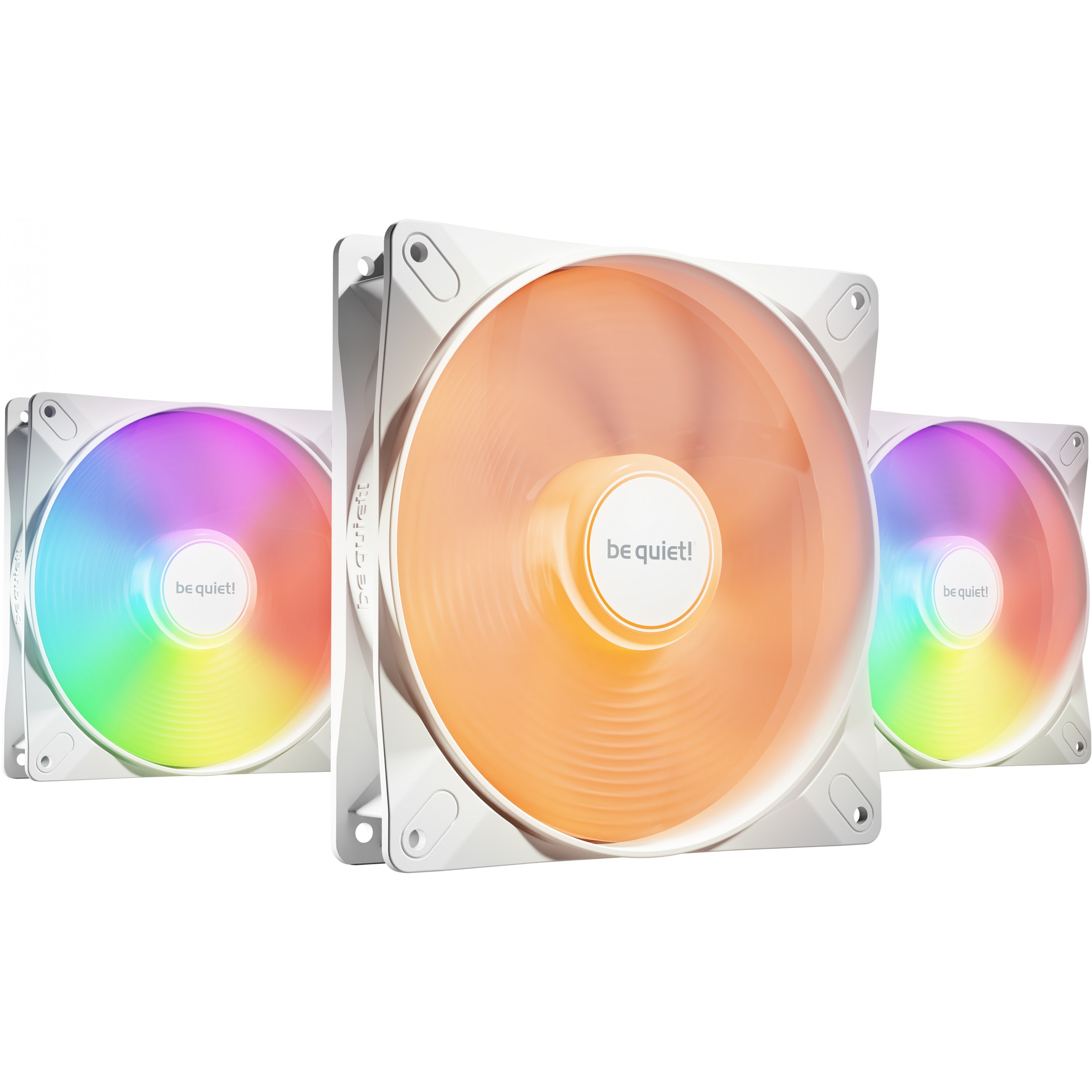 Ventilator BE QUIET! LIGHT WINGS LX PWM 140mm high-speed White Triple-Pack-0