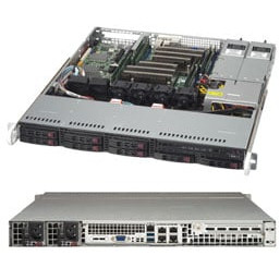 Kućište SUPERMICRO SuperChassis 1U CSE-113MFAC2-R804CB