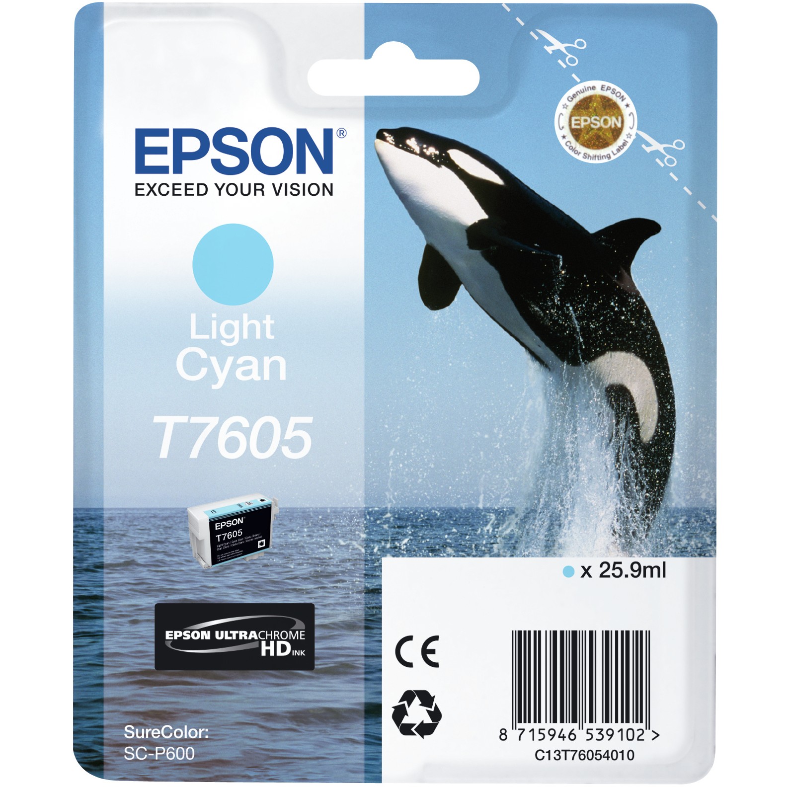 Toner EPSON C13T76054010 svijetlo plava boja-0
