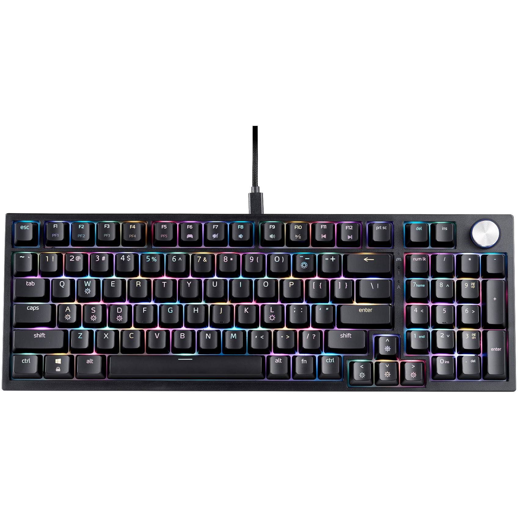 Gaming tipkovnica ADATA XPG SORCERER (US Layout) crna – internacionalna non HR tipkovnica-0