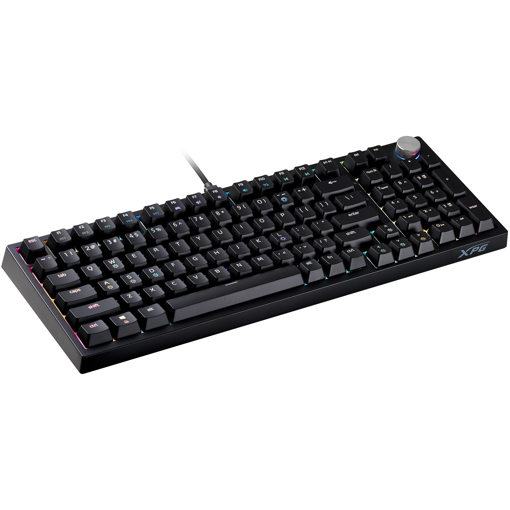 Gaming tipkovnica ADATA XPG SORCERER (US Layout) crna – internacionalna non HR tipkovnica-4