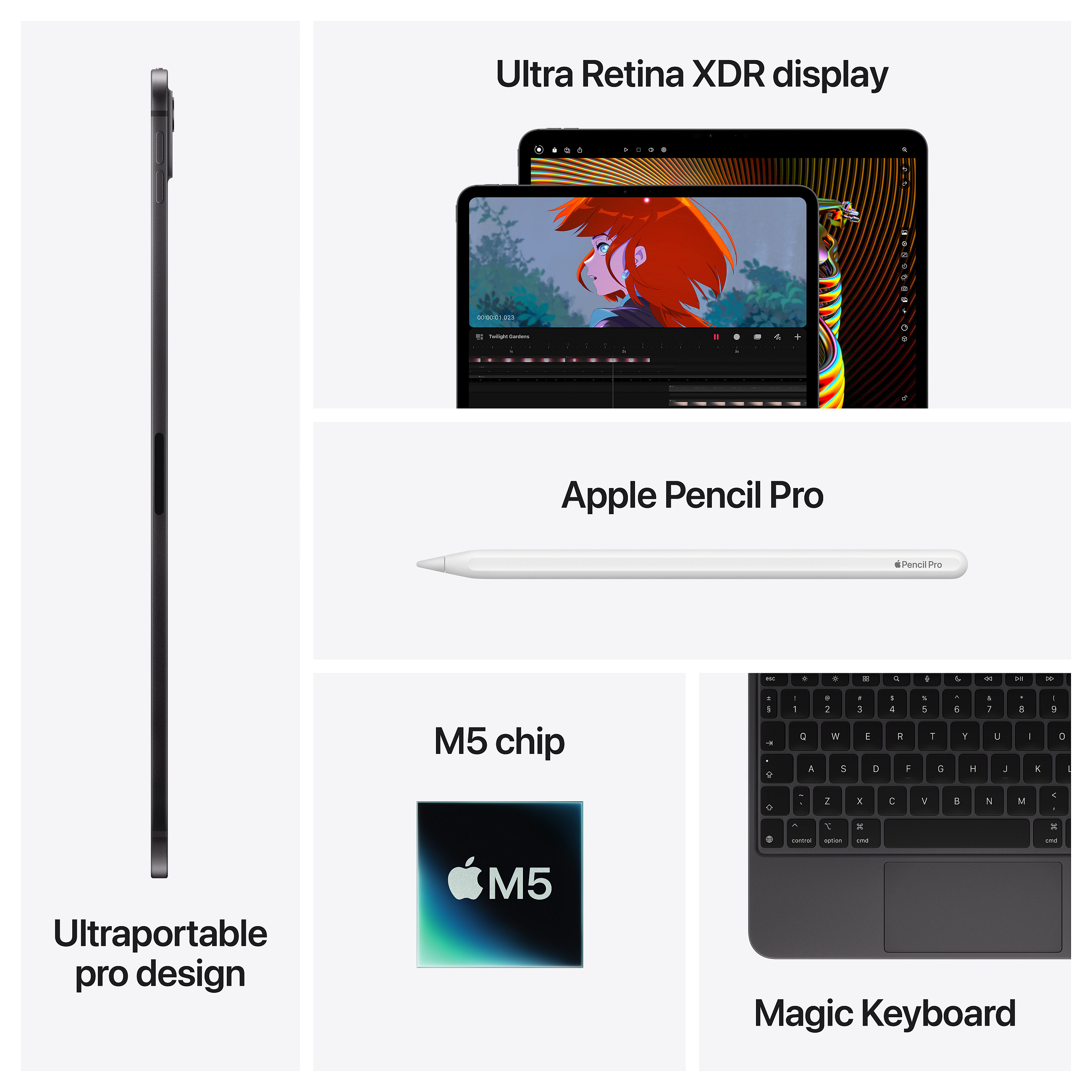 Tablet APPLE iPad Pro 33cm 13Zoll Wi-Fi 1TB Space Black-8