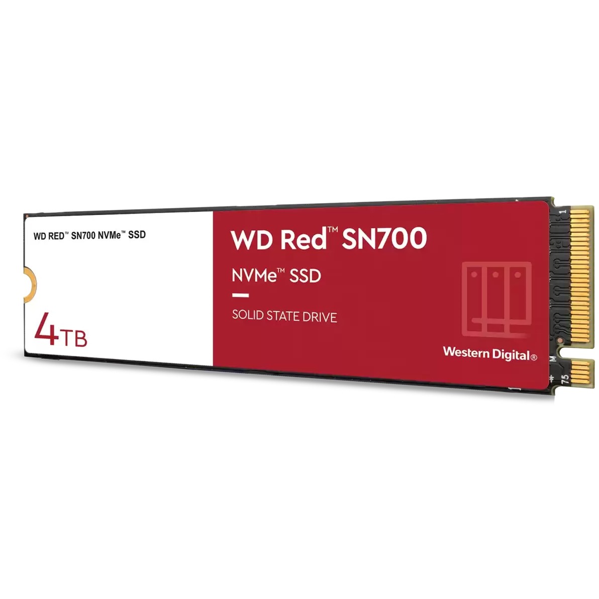 M.2 NVMe SSD WESTERN DIGITAL Red SN700 (4TB, M.2 2280, PCIe Gen3)-1