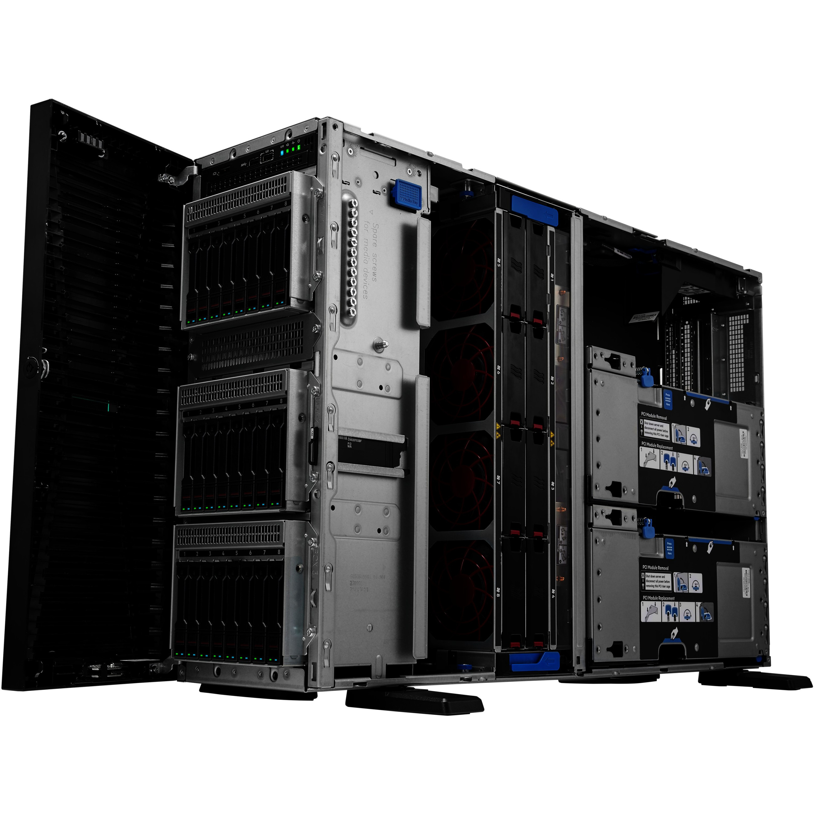 Server HPE PROLIANT ML350 GEN11 Tower Xeon-S 5515+ 8-Core 3.2GHz 2x32GB-R 8xSFF Hot Plug 2x480GB SSD MR408i-o 2x1000W-3