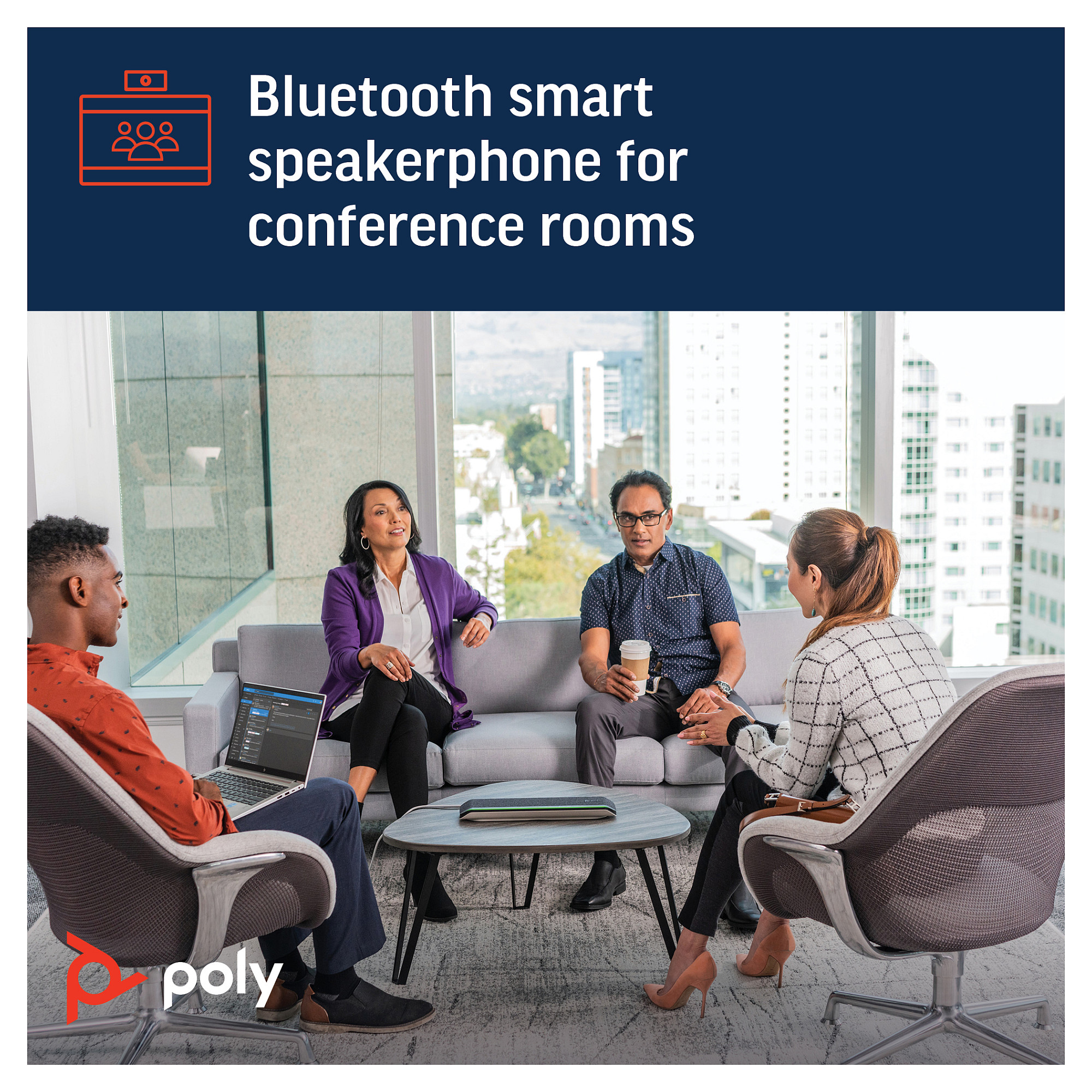 Zvučnik HP Poly Sync 60 Konferenz Lautsprecher Teams (BT, USB-A & USB-C)-7