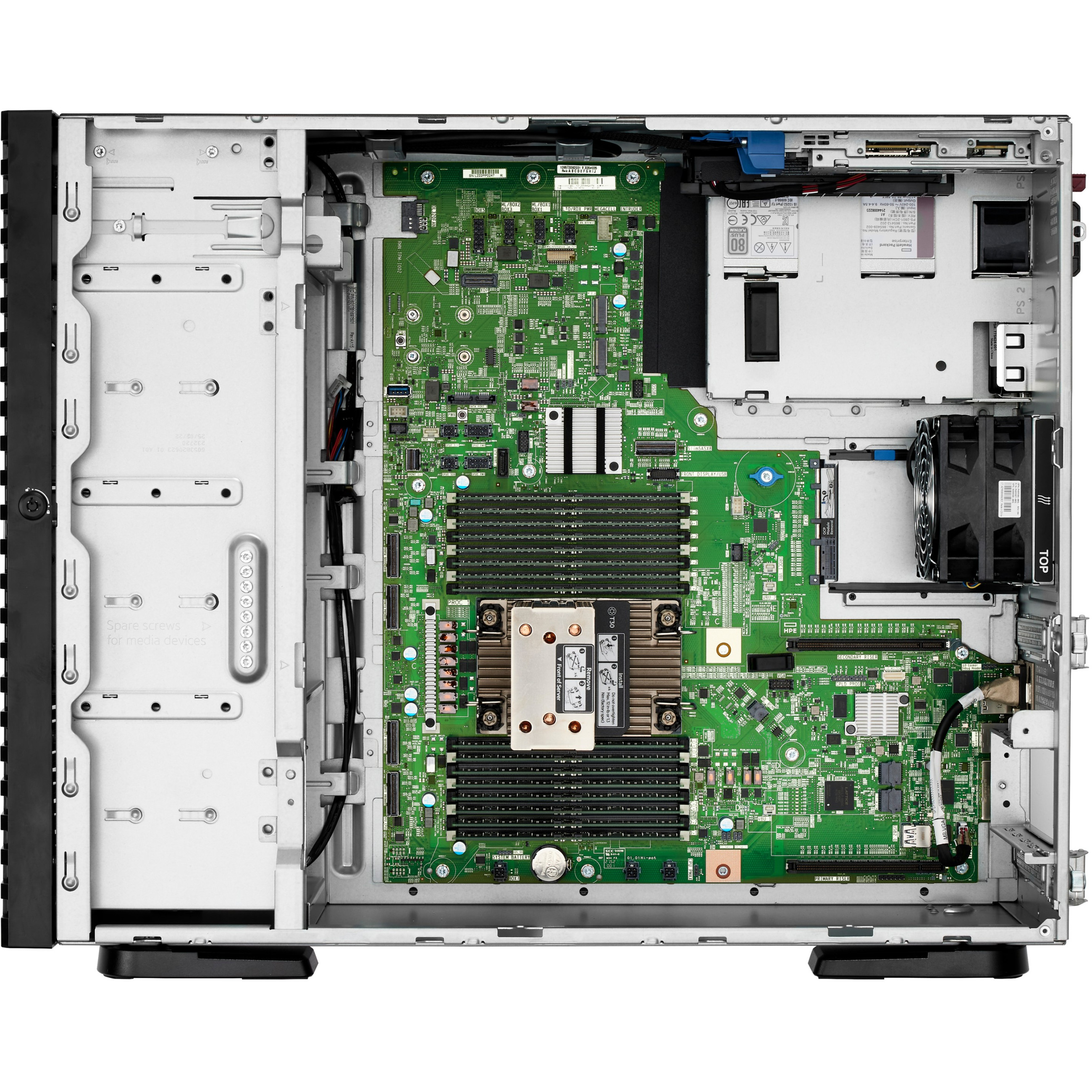 Server HP HPE ML110 Gen11 TW XEON 4510 (1x32GB, 2x4TB LFF, 1Gb, VROC, 2x1000W)-4