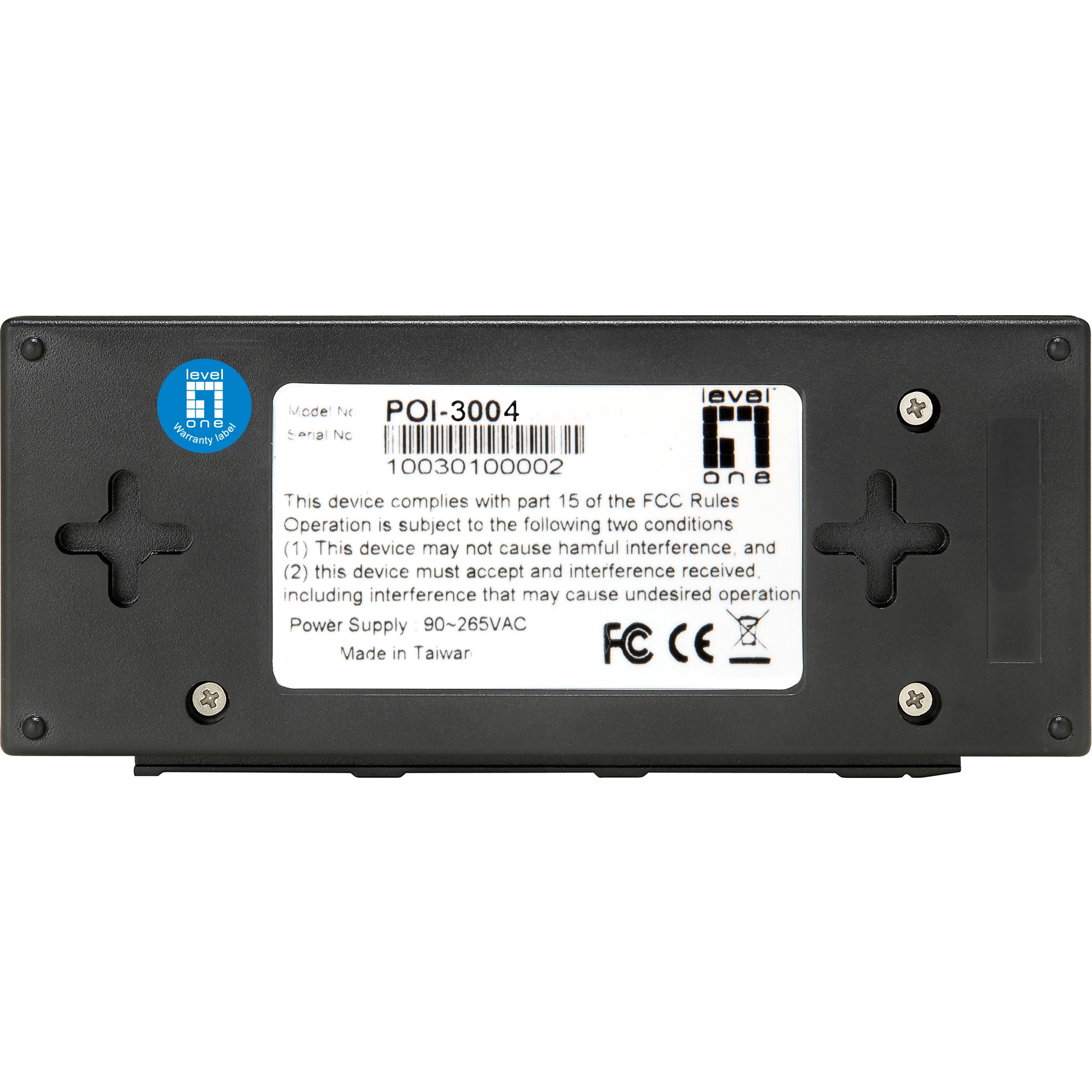 Adapter LevelOne POI-3004 2x FE PoE-Injektor 30.0W-2