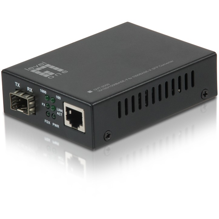 Konverter LEVELONE GVT-2000 10/100/1000T>1000SX SFP