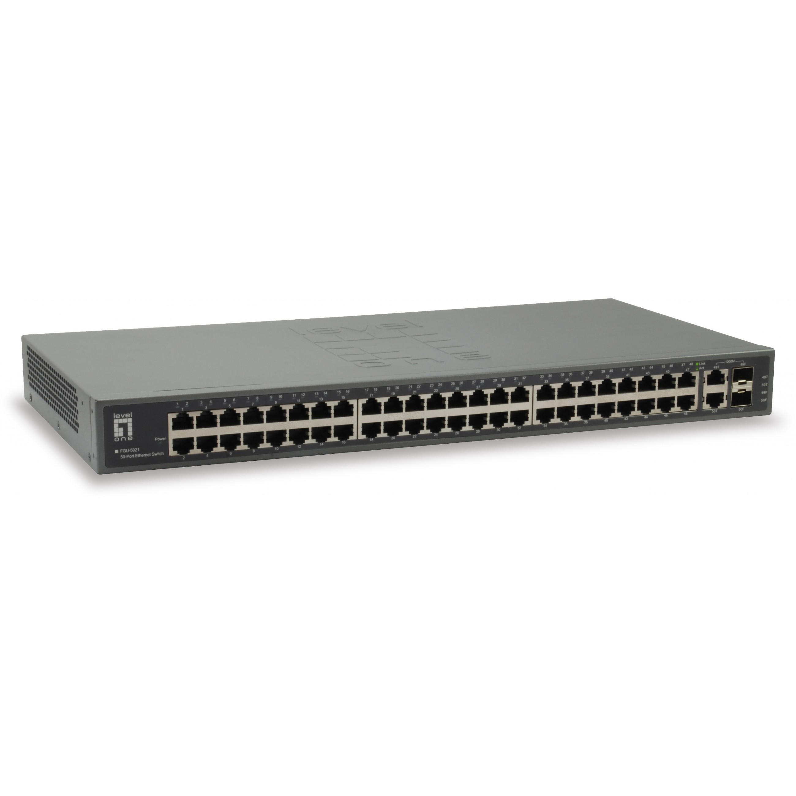 Switch LEVELONE FGU-5021 50x FE 2xGSFP 19
