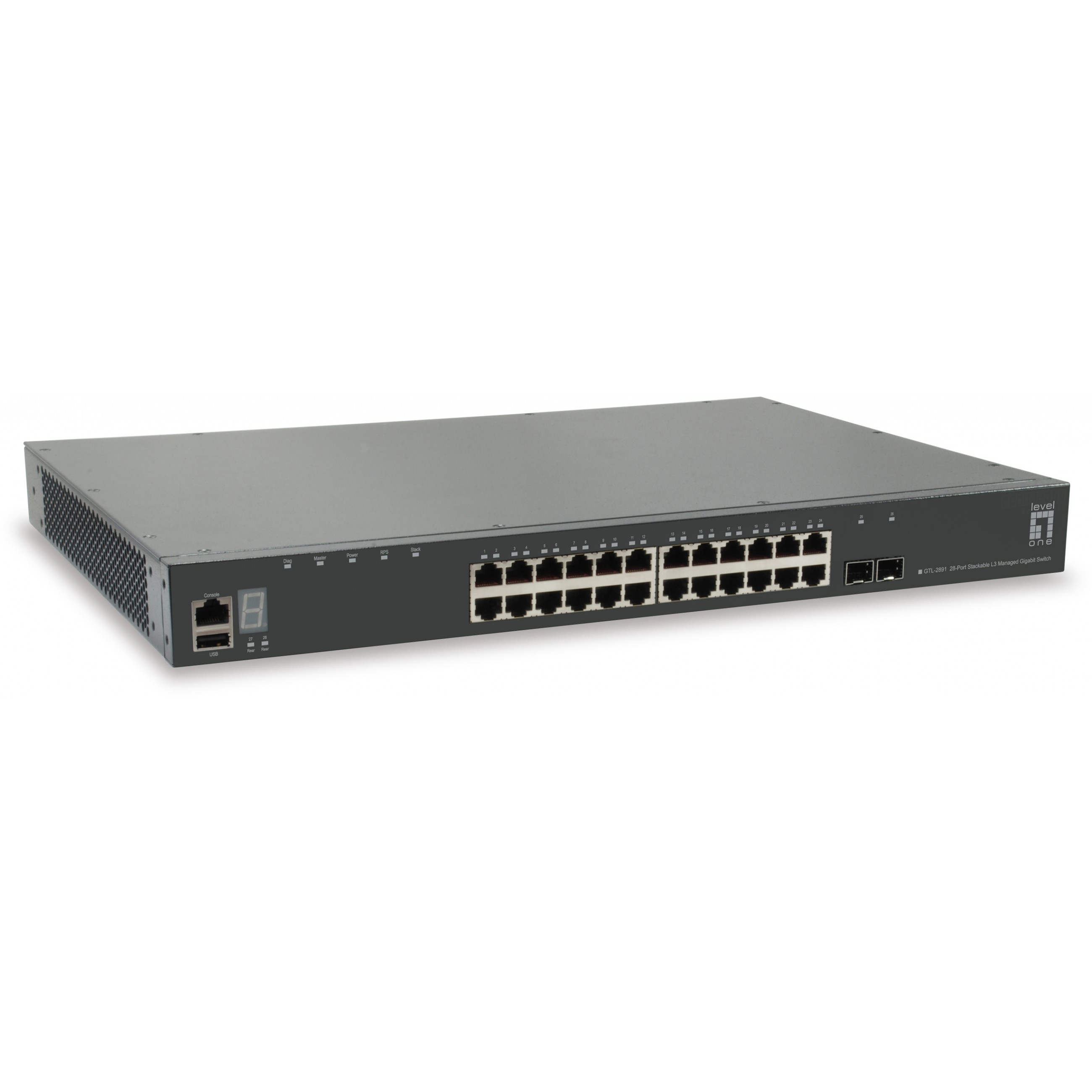 Switch LEVELONE GTL-2891 28x GE 1xGE 2x10GSFP+19-0